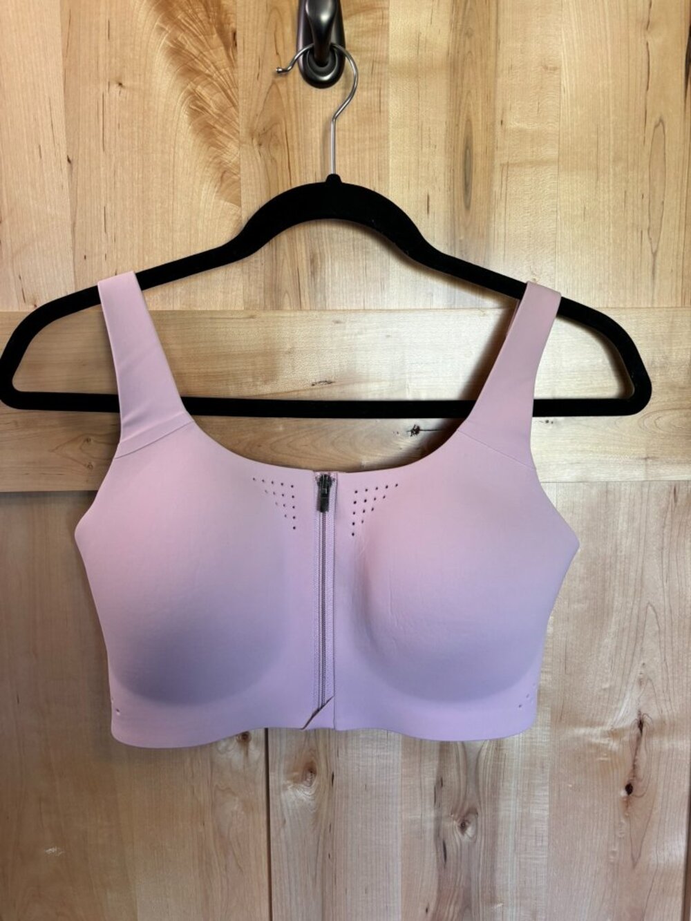 Victoria's Secret Featherweight Max Front Close Sports Bra 34DD Light Pink